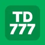 TD777 Game official logo green icon Pakistan earning app 2026