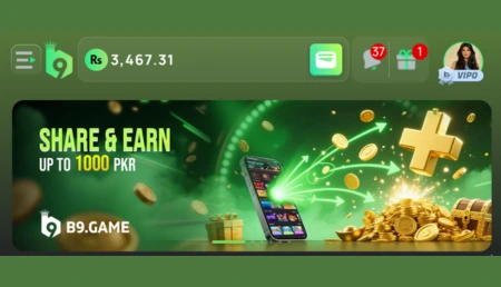 B9 Game Share and Earn up to 1000 PKR