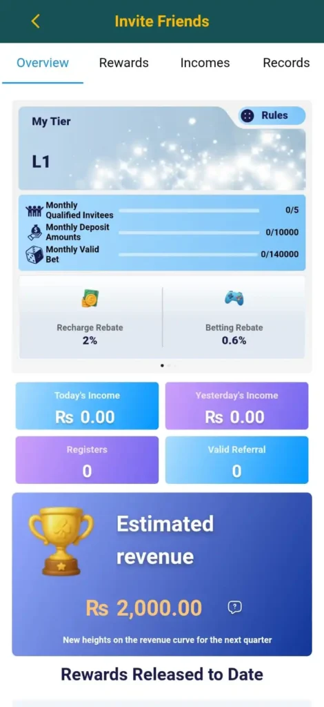 Invite friends to BN55 Game and earn daily commission in Pakistan