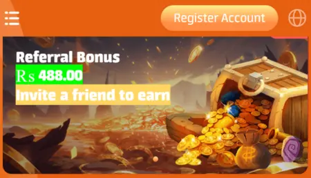 LS168 referral bonus Rs 488 invite a friend to earn.