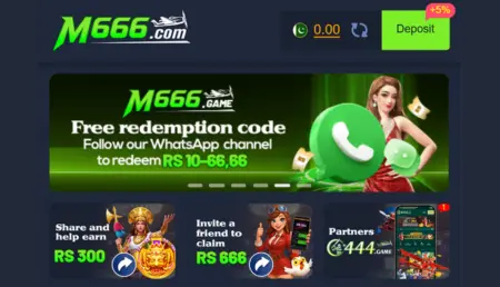 M666 Game bonus rewards and WhatsApp redemption offers