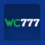 WC777 official logo in green and blue colors