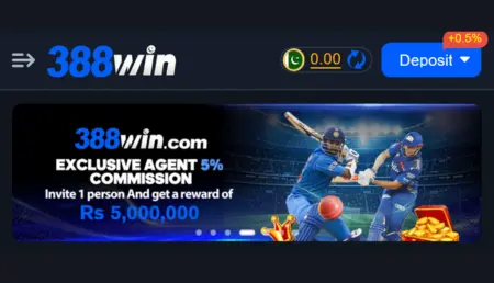 388Win promo banner with cricket bonus